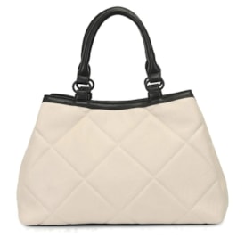 Bolsa Satchel Grande Wj Feminina Off White