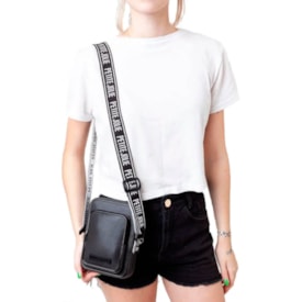 Bolsa Shouder Bag Petite Jolie Feminina Preto