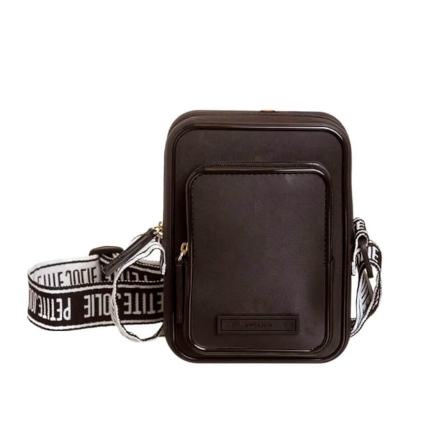 Bolsa Shouder Bag Petite Jolie Feminina Preto