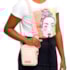 Bolsa Shouder Bag Petite Jolie Feminina Rosa