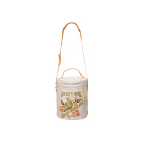 Bolsa Termica Farm Floral Ararajuba Off White