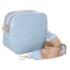 Bolsa Tiracolo Pequena  Celeste Luz da Lua Feminina Logograma