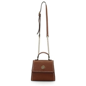 Bolsa Top Handle Média Wj Feminina Marrom