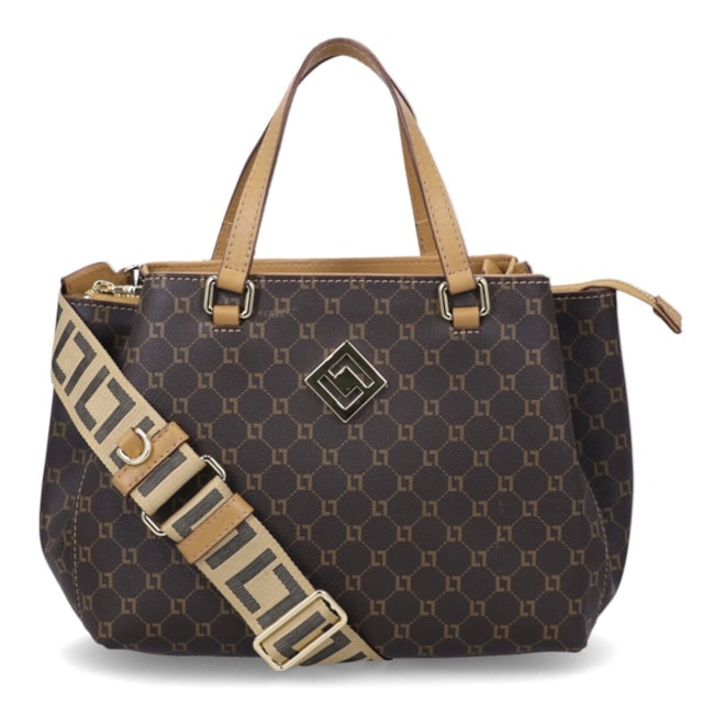 Bolsa Tote Modelo Médio Luz Da Lua Feminina Monograma