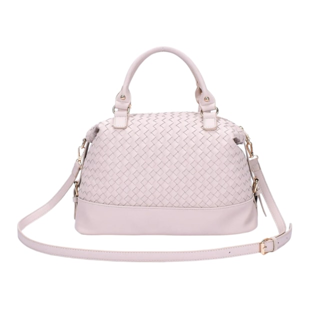 Bolsa Tote Texturizada Macadamia Feminina Off White