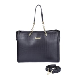 Bolsa Tote Texturizada Preto