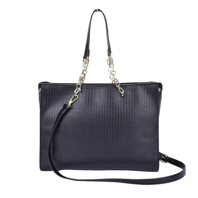 Bolsa Tote Texturizada Preto