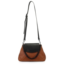 Bolsa Transversal Grande Wj Feminina Caramelo