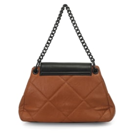 Bolsa Transversal Grande Wj Feminina Caramelo