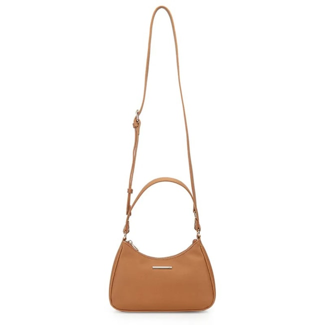 Bolsa Transversal Média Wj Feminina Caramelo