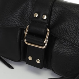Bolsa Transversal Média Wj Feminina Preto