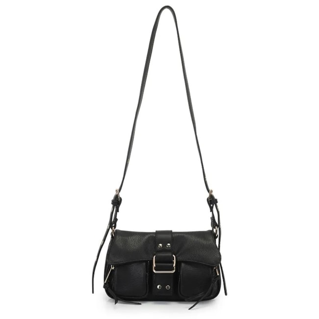Bolsa Transversal Média Wj Feminina Preto