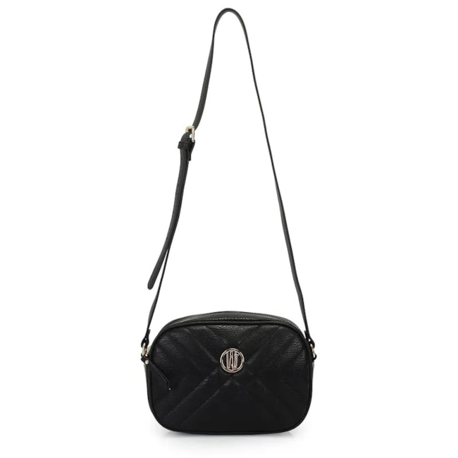 Bolsa Transversal Média Wj Feminina Preto