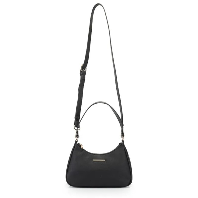 Bolsa Transversal Média Wj Feminina Preto