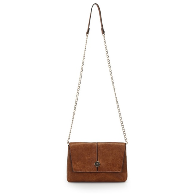 Bolsa Transversal Wj Feminina Caramelo