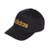 Bone Esportivo Adidas Unissex Preto Dourado