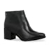 Bota Cano Baixo De Couro Burnish Bottero Feminina Preto