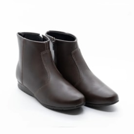 Bota Cano Curto Beira Rio Feminino Cafe