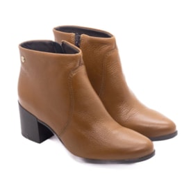 Bota Cano Curto Bottero Feminina Canela
