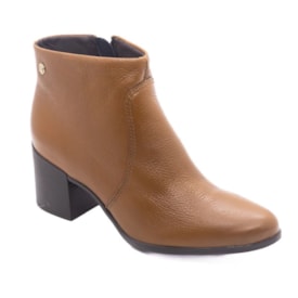 Bota Cano Curto Bottero Feminina Canela