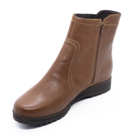 Bota Cano Curto Bottero Feminina Conhaque