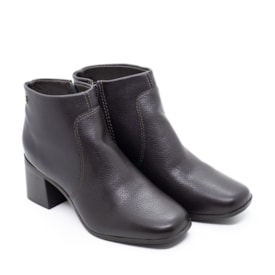 Bota Cano Curto Bottero Feminina Dark Brown