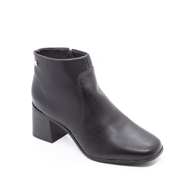 Bota Cano Curto Bottero Feminina Dark Brown