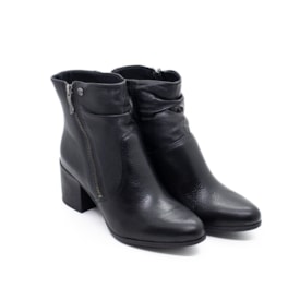 Bota Cano Curto Bottero Feminina Preto