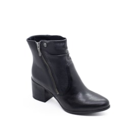 Bota Cano Curto Bottero Feminina Preto