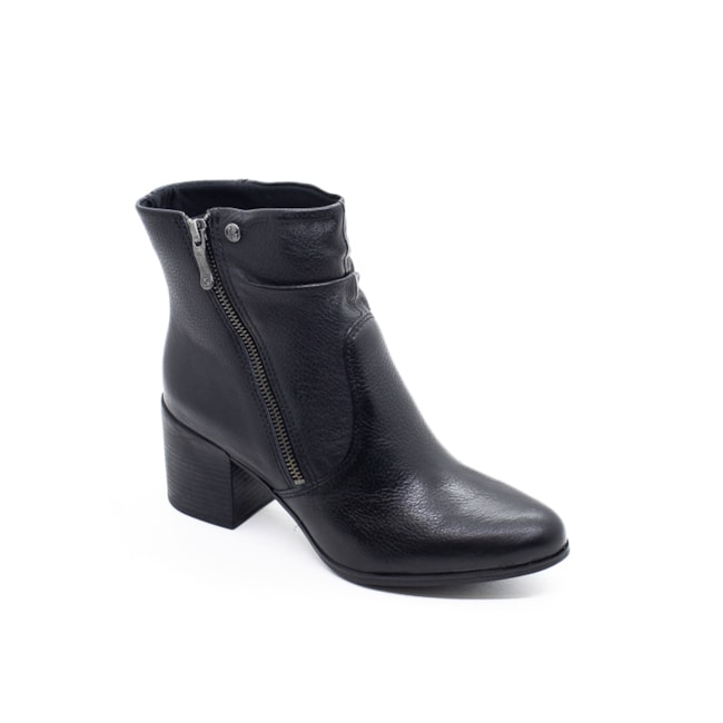 Bota Cano Curto Bottero Feminina Preto