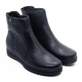 Bota Cano Curto Bottero Feminina Preto