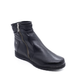 Bota Cano Curto Bottero Feminina Preto