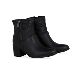 Bota Cano Curto Bottero Feminina Preto