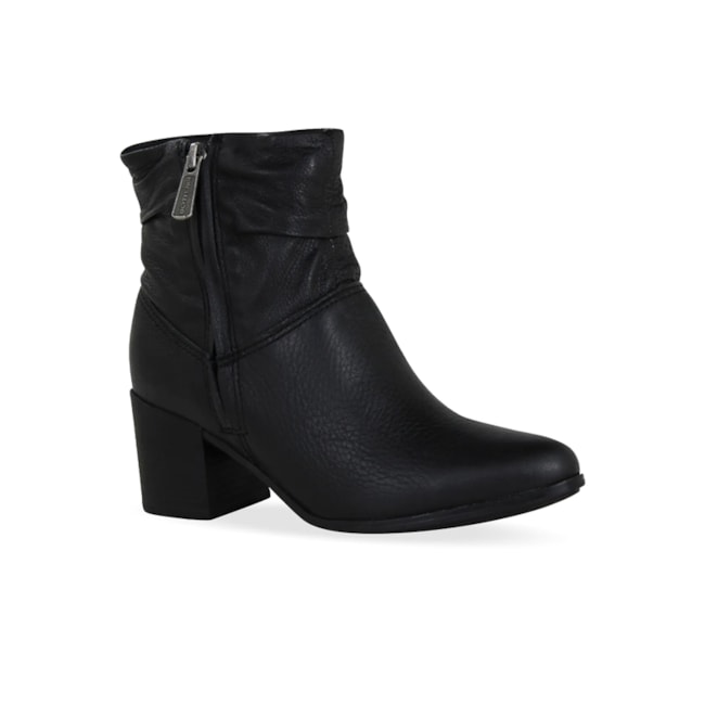Bota Cano Curto Bottero Feminina Preto