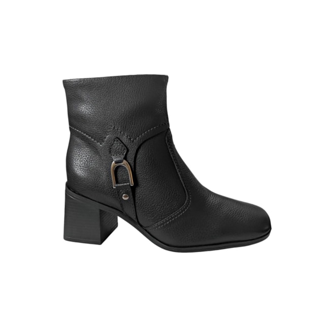 Bota Cano Curto Bottero Feminina Preto