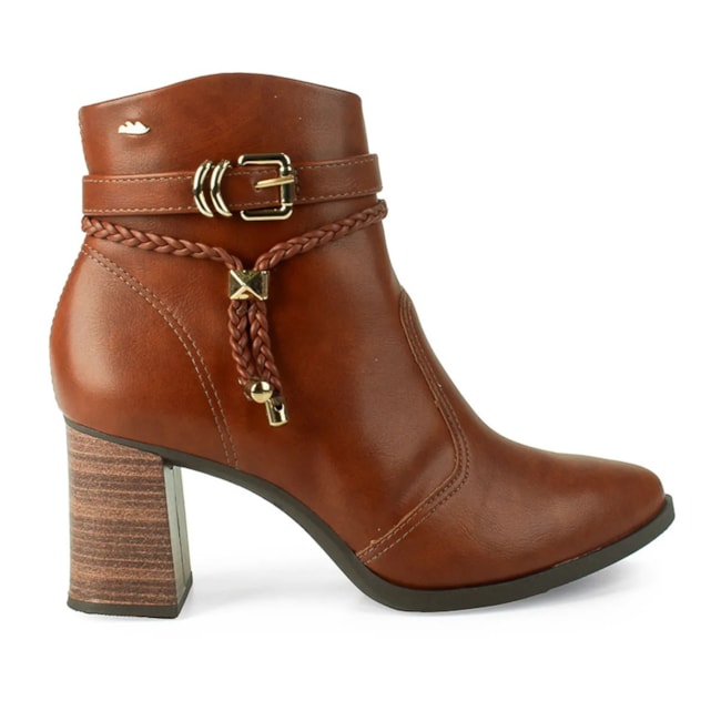 Bota Cano Curto Dakota Feminina Conhaque