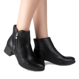 Bota Cano Curto Dakota Feminino Preto