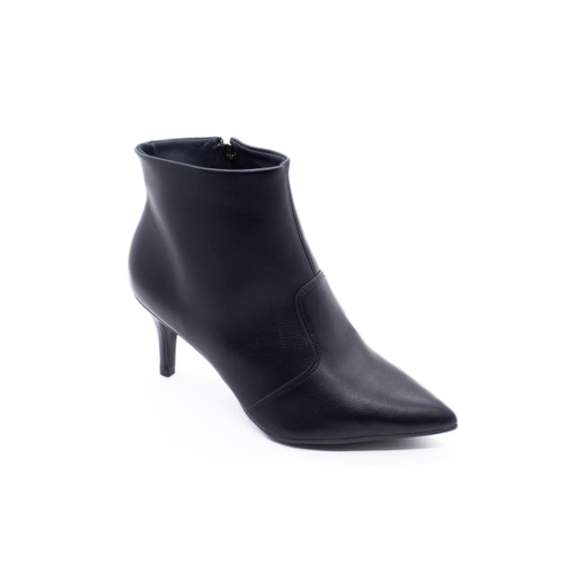 Bota Cano Curto Lu Resende Feminina Preto