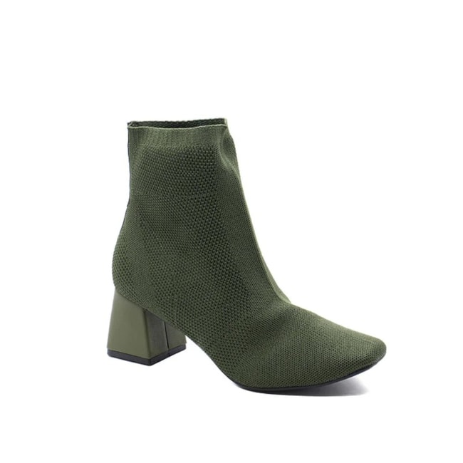 Bota Cano Curto Lu Rezende Feminina Alcaparra