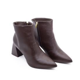Bota Cano Curto Lu Rezende Feminina Cacau