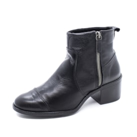 Bota Cano Curto Lu Rezende Feminina Preto