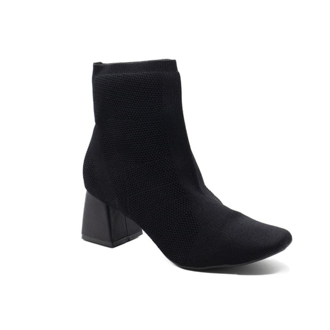 Bota Cano Curto Lu Rezende Feminina Preto