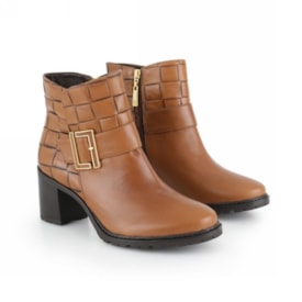 Bota Cano Curto Luz Da Lua Feminino Ambar