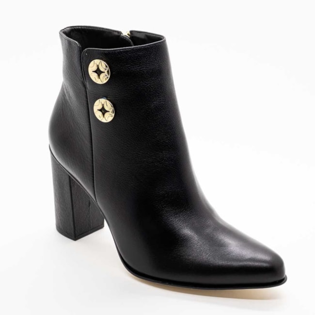 Bota Cano Curto Luz Da Lua Feminino Saara