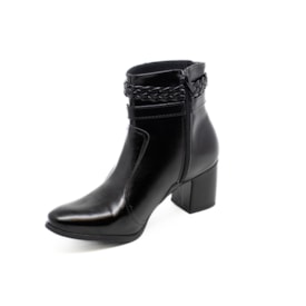 Bota Cano Curto Marina Carvalho Feminino Preto