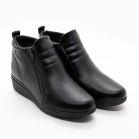 Bota Cano Curto Piccadilly Feminino Preto