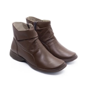 Bota Cano Curto Rasteira J Gean Feminina Mustang