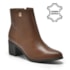 Bota Cano Curto Via Marte Feminina Mascavo