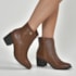 Bota Cano Curto Via Marte Feminina Mascavo