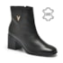 Bota Cano Curto Via Marte Feminina Preto